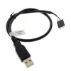 Καλώδιο USB Akasa 0,4 m USB A Μαύρο