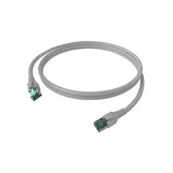 EasyLan FlexBoot FTP Cat.6a saCon 1m - 1 m - Cat6a - F/UTP (FTP) - RJ-45 - RJ-45 - Γκρι