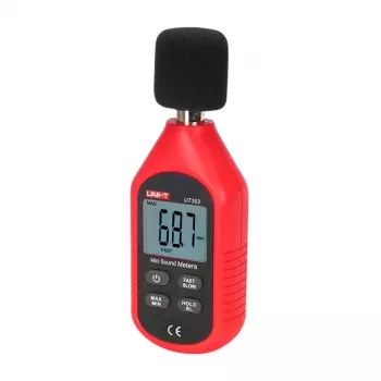 Ηχόμετρο UT353, εύρος 30–130 dB, συχνότητα 31,5 Hz–8 kHz