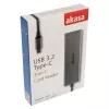 Αναγνώστης καρτών Akasa AK-CR-09BK USB 2.0 Type-C Γκρι