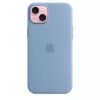 Apple iPhone 15 Plus Σιλικονούχα Θήκη με MagSafe - Winterblau
