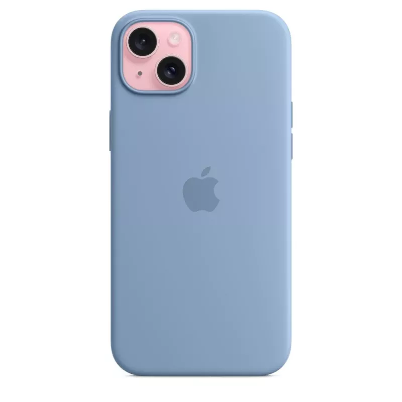 Apple iPhone 15 Plus Σιλικονούχα Θήκη με MagSafe - Winterblau