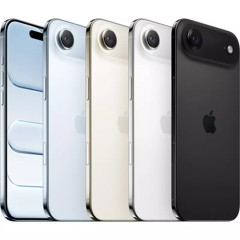 Κινητό τηλέφωνο 5G Apple iPhone Air 256 GB, οθόνη OLED 120 Hz 6,5", διπλή SIM, iOS 26, USB Type-C, μαύρο (Space Black)