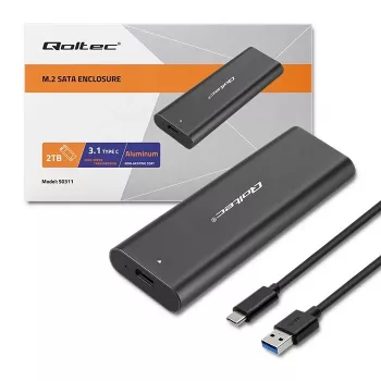 Θήκη για δίσκους M.2 SATA SSD | NGFF | USB Type-C