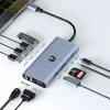 USB-C 11-in-1 adapter Hawk HW-HUB1101 — multiport hub με 11 θύρες
