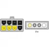 Delock 82397 καλώδιο τροφοδοσίας PCI Express, 2x 4-pin 5,25" σε 8-pin PCIe, 12 V, 0,30 m