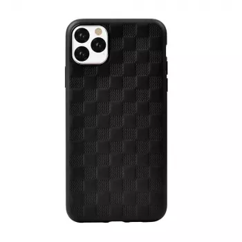 Softcase Devia Woven2 για iPhone 11 Pro – υφασμάτινη υφή, μαύρο