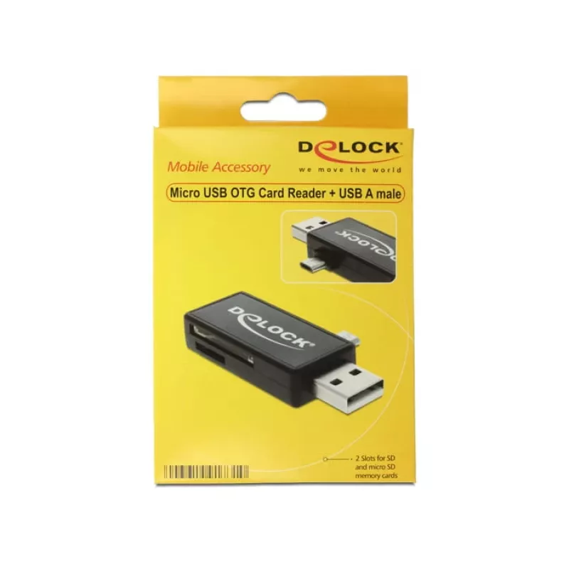 Αναγνώστης καρτών DeLOCK 91731 USB 2.0 μαύρο