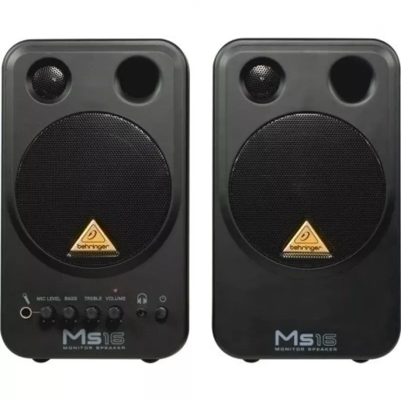 Behringer MS16 Ηχεία 2 δρόμων Μαύρο Ενσύρματο 16 W