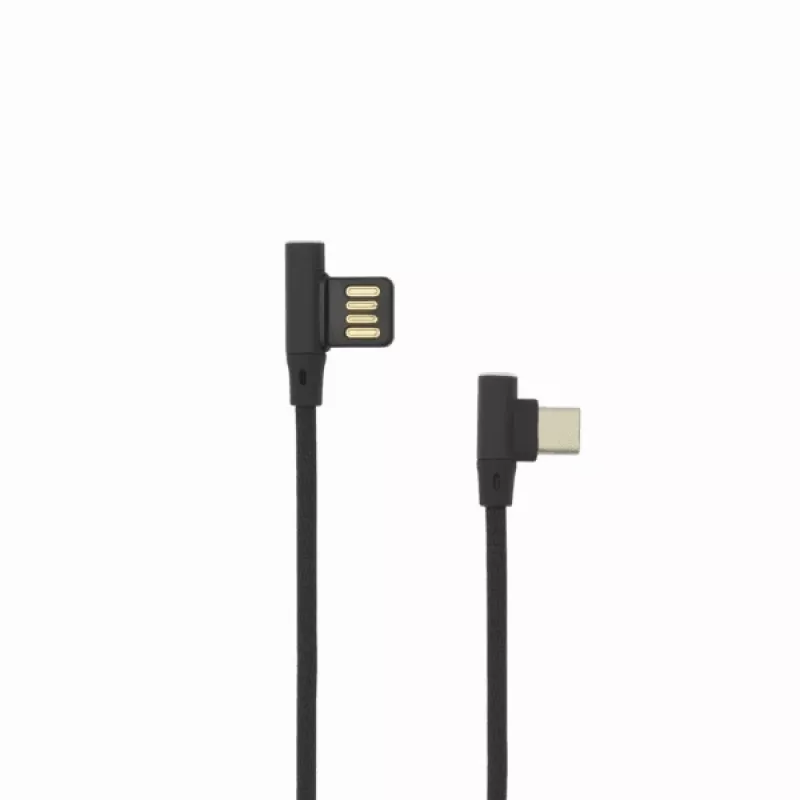 Sbox USB-C-90-B USB->Type C 90 M/M 1,5 m μαύρο