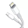 Baseus CATLGD-02 Καλώδιο Lightning 1 m Λευκό
