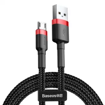 Καλώδιο Micro-USB Baseus Cafule 1,5A 2m (κόκκινο & μαύρο)