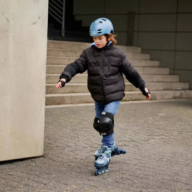 Πατίνια inline HUDORA Leon 2.0, ρυθμιζόμενο μέγεθος 37–40, μπλε/γκρι