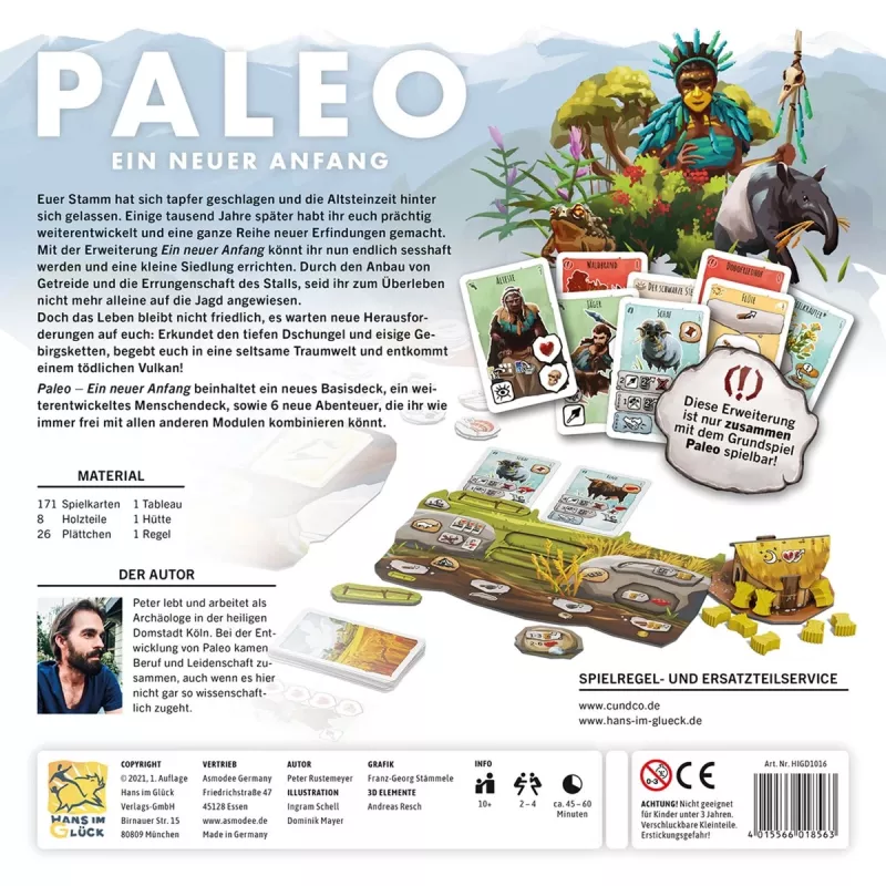 Paleo - A New Beginning, Επέκταση επιτραπέζιου παιχνιδιού