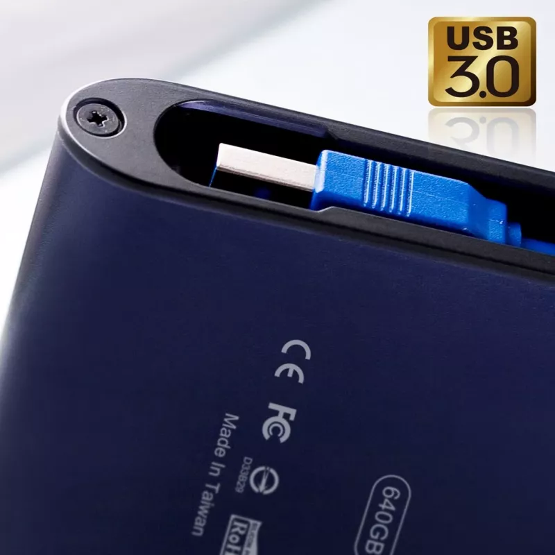 Silicon Power Armor A80 εξωτερικός σκληρός δίσκος 1 TB, 2,5 ίντσες, USB 3.0, αντικραδασμικός, μπλε