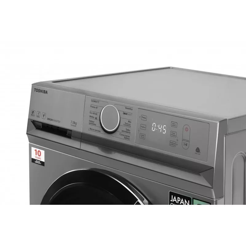 Λεπτό πλυντήριο ρούχων Toshiba TW-BL80A2PL(SS), 8 kg
