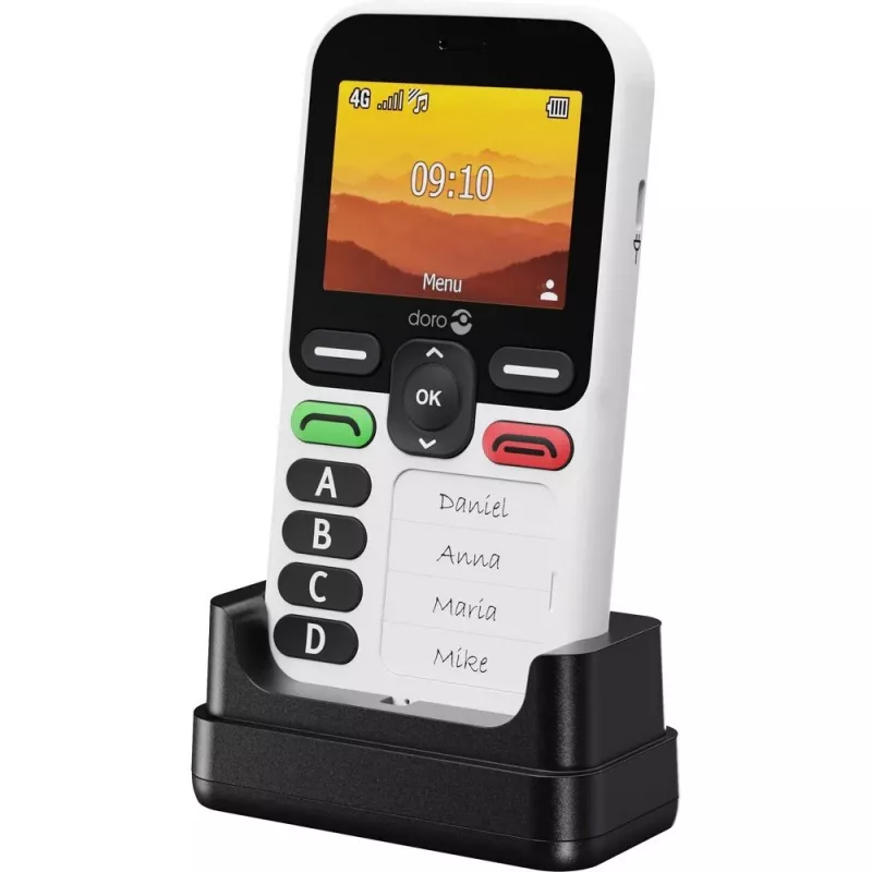 Smartphone Doro Leva X10 2,4 ίντσες 1150 mAh Γραφίτης