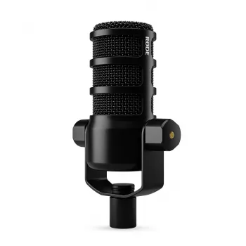 Studiomikrofon RØDE PodMic USB — Καρδιοειδές XLR/USB, 24-bit/48 kHz, USB-C, έξοδος ακουστικών, περιστροφικός ρυθμιστής έντασης, μαύρο
