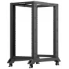 Lanberg Open Rack 22U Μαύρο (22HE, 19-ιντσών rack), Server rack, Μαύρο