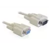 Σειριακό καλώδιο DeLOCK RS-232 1m μπεζ DB-9 82984
