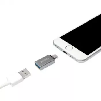 LogiLink AU0042 Προσαρμογέας USB-C σε USB 3.2 Gen 1 A αρσενικό βύσμα συμπαγής σχεδιασμός