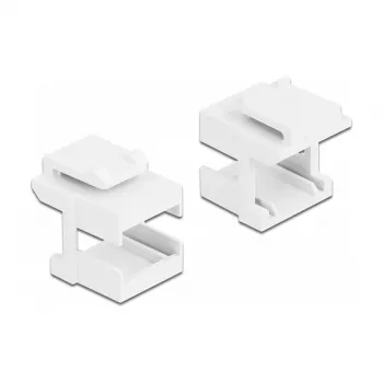 Κάλυμμα Keystone DeLOCK 86807 λευκό για ζεύξη οπτικών ινών 10 τεμ.