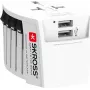 SKROSS MUV USB παγκόσμιος προσαρμογέας τροφοδοτικό 2x USB