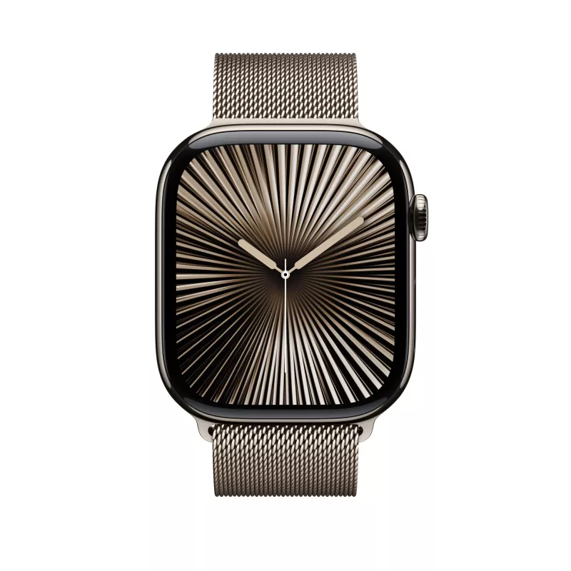 Βραχιόλι Apple 46mm Natural Milanese Loop M/L Titanium