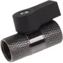 Alphacool Βαλβίδα σφαίρας 2 δρόμων G1/4 - Μαύρο Νικέλ (17354)