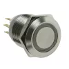 Lamptron Διακόπτης Vandalism 19mm - Silverline - Κόκκινο