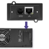 Qoltec 53945 Rack-USV, 1 kVA, 800 W, LCD