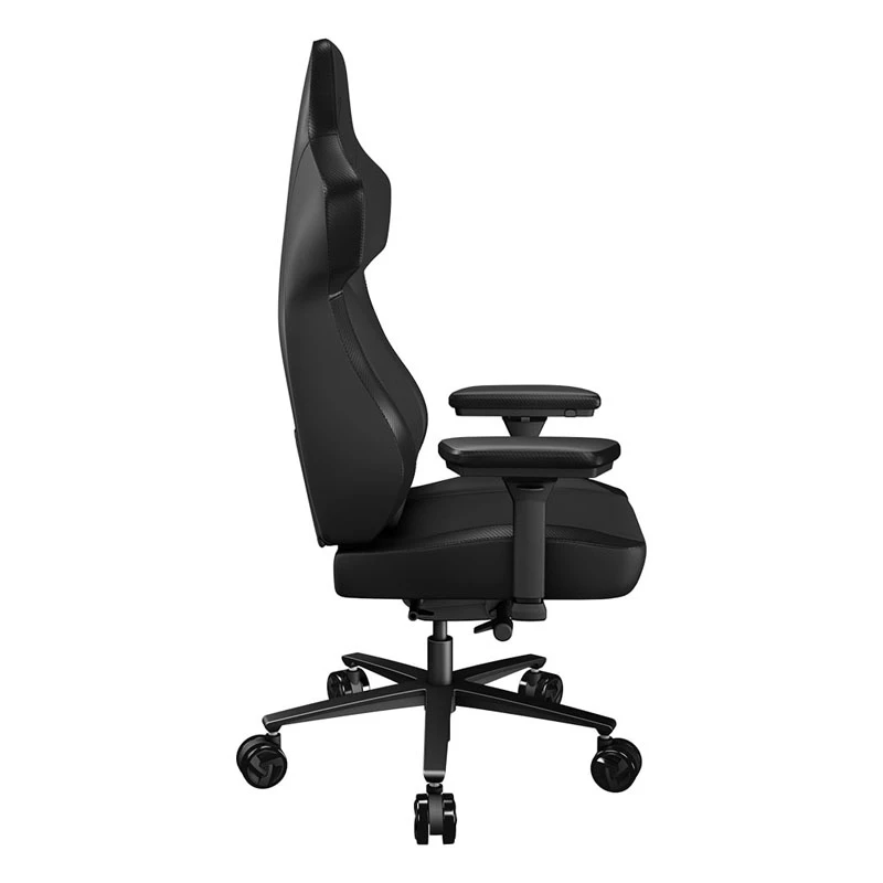 ThunderX3 CORE Μοντέρνα καρέκλα gaming universal, επενδεδυμένο κάθισμα, Μαύρο
