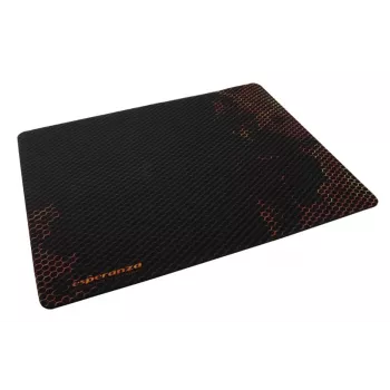 Mousepad ESPERANZA EA146R — λαστιχένιο gaming pad 440 × 354 × 4 mm, αντιολισθητική βάση, μαύρο/κόκκινο