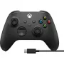 Microsoft Xbox Ασύρματο Χειριστήριο + Καλώδιο USB-C Μαύρο Gamepad Αναλογικό / Ψηφιακό PC, Xbox One, Xbox One S, Xbox One X, Xbox Series S, Xbox Series X