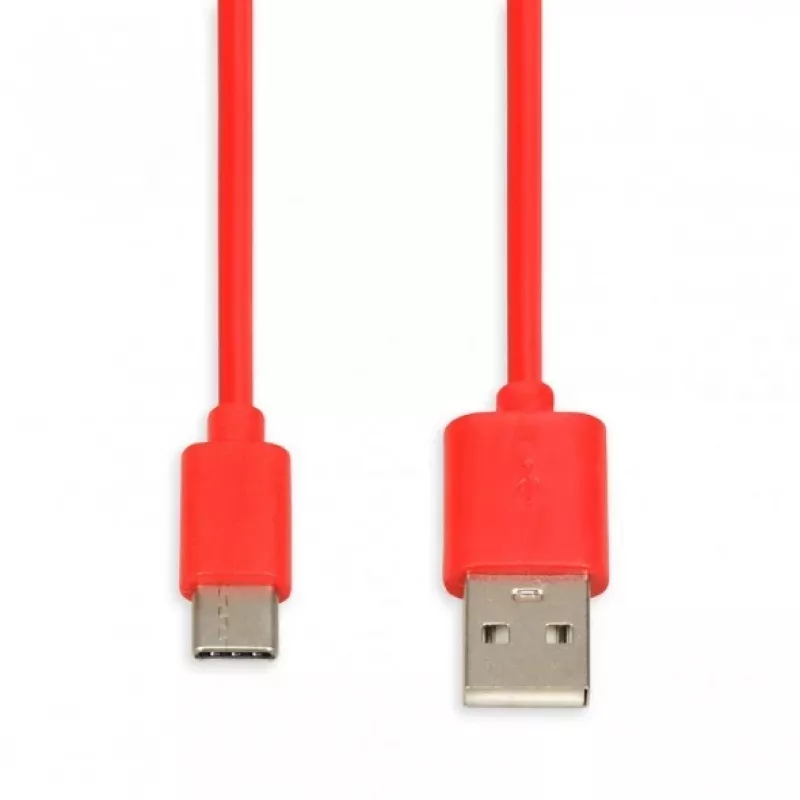 Καλώδιο USB IBOX IKUMTCR 1 m, USB A σε USB‑C, USB 2.0, κόκκινο