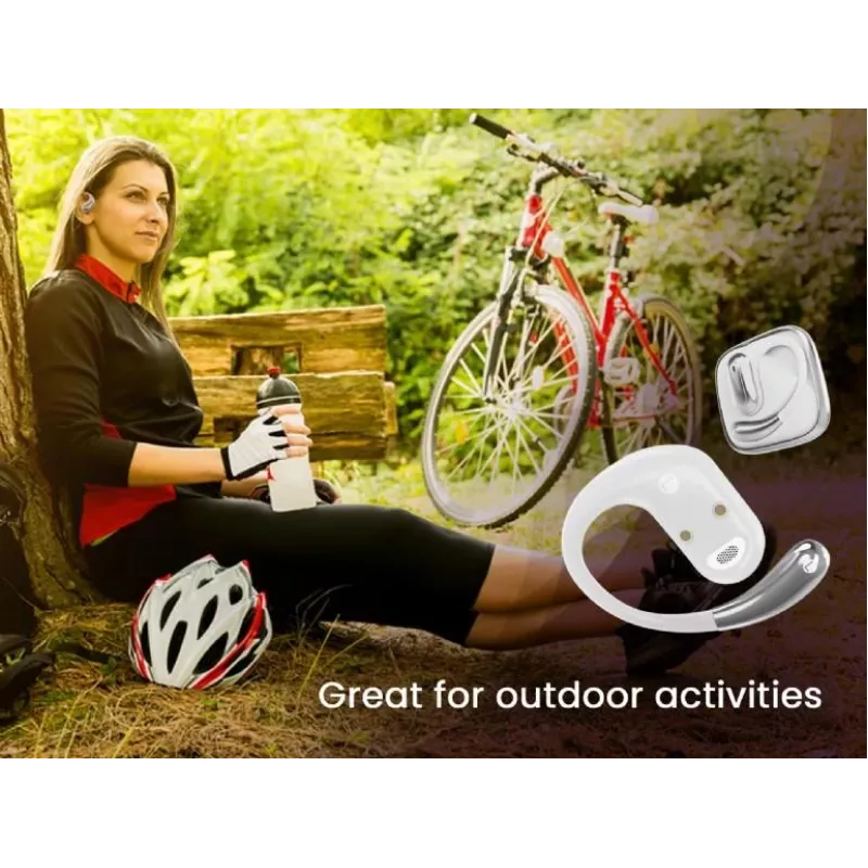 Gembird OWS-01-W ακουστικά Bluetooth TWS open-ear, λευκά