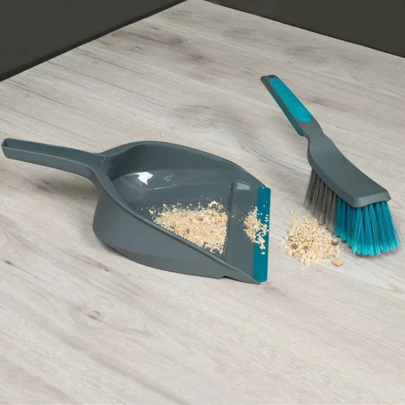 Beldray LA049254EU7 φαράσι και βούρτσα κουζίνας, 33,5 x 23,5 x 10,4 cm, γκρι/μπλε