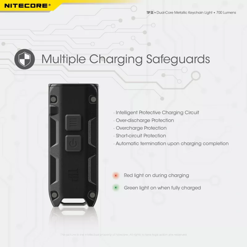 Nitecore TIP SE Μαύρος Φακός χειρός LED