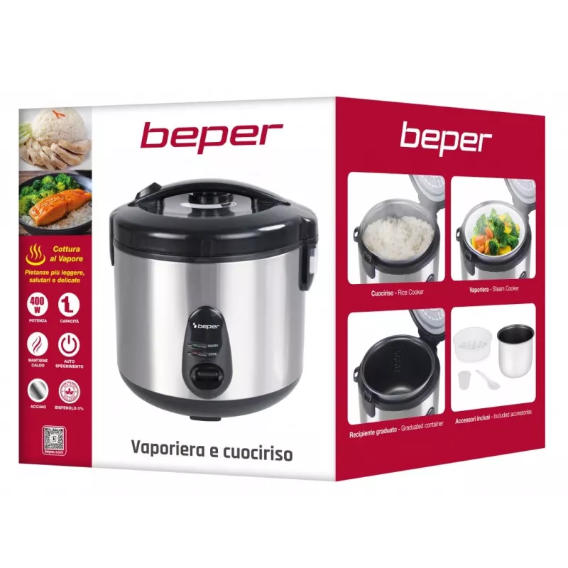 Beper P101VAP002 μηχανή ρυζιού και ατμομάγειρας