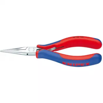 Knipex πένσα σύλληψης ηλεκτρονικών συνολικό μήκος 145 mm επίπεδη στρογγυλή μορφή σιαγόνας 6 λαβή πολλαπλών συστατικών