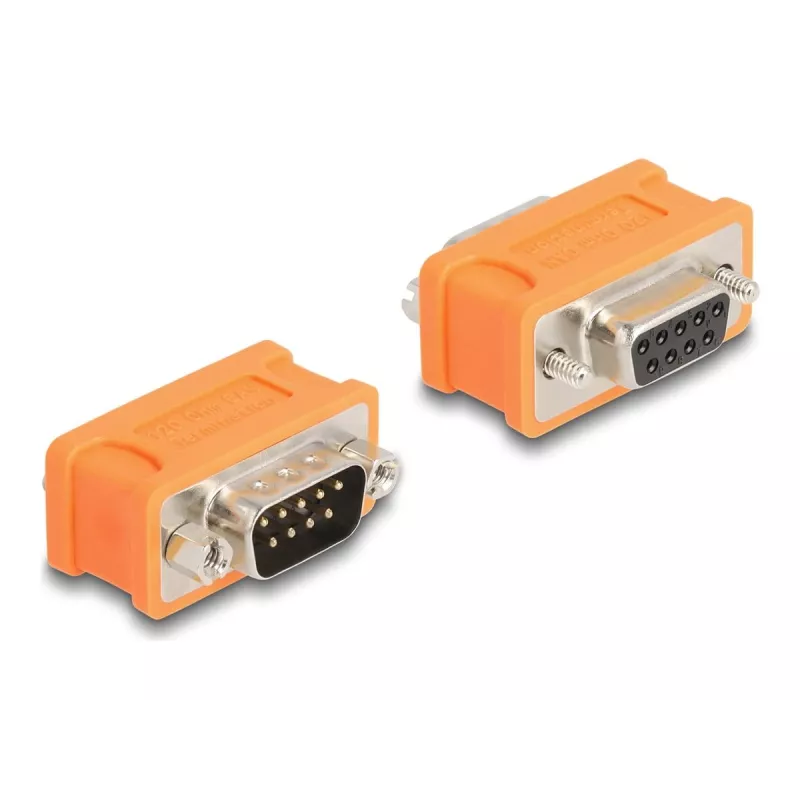 DeLOCK D-Sub 9 Προσαρμογέας CAN-Bus αντίσταση 120 Ohm Πορτοκαλί