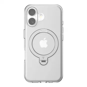 Διαφανής προστατευτική θήκη Torras Ostand Spin για iPhone 16 – διάφανη, λεπτή εφαρμογή