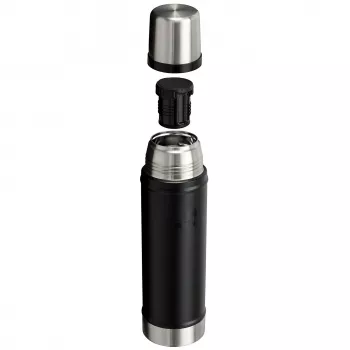 Θερμός STANLEY The Legendary Classic 0,6 l, μαύρο, φιάλη θερμομόνωσης κενού