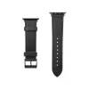Δερμάτινο λουράκι για Apple Watch FIXED FIXLST-434-BK — μαύρο, λουράκι αντικατάστασης