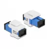 Μονάδα Keystone υποδοχή SC-Simplex σε υποδοχή SC-Simplex DeLOCK