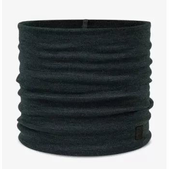 Buff Merino Heavyweight Solid Forest θερμοφόρο λαιμού – αδιάρρηκτο θερμοφόρο λαιμού από μαλλί μερινό, unisex, σκούρο πράσινο