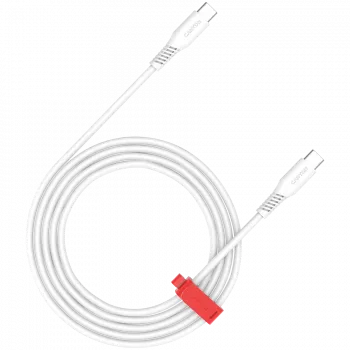 Καλώδιο USB-C σε USB-C CANYON CC100SC 100W 1,2 m Λευκό