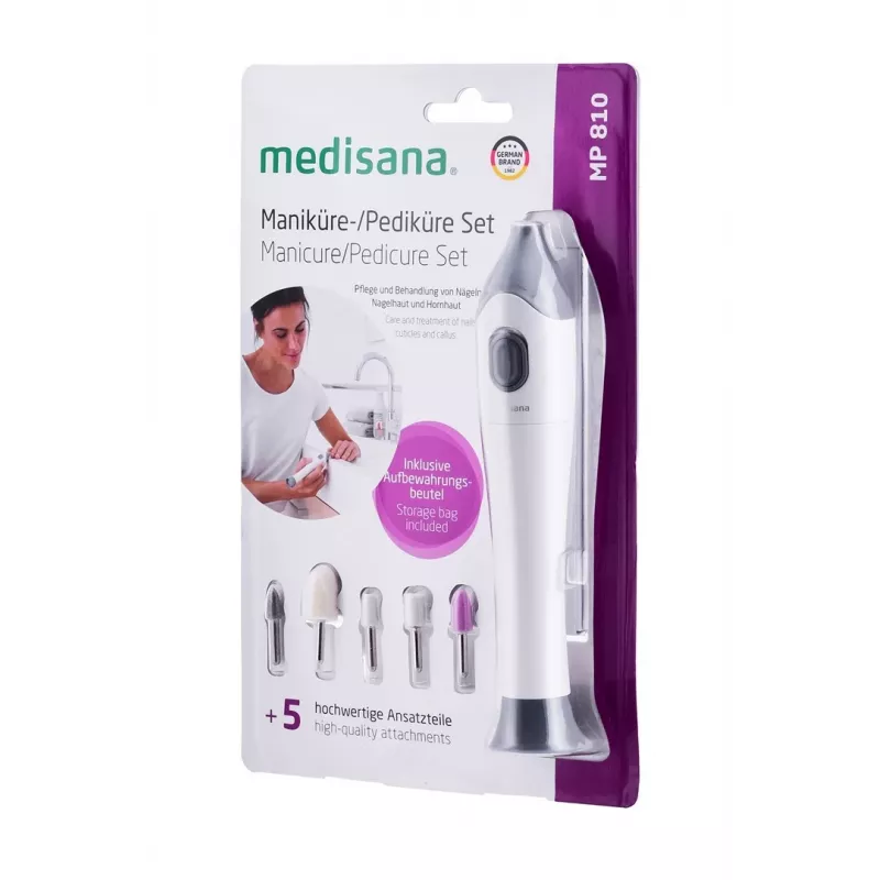 Medisana MP 810 Συσκευή μανικιούρ και πεντικιούρ, λευκό