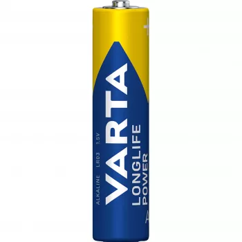 Varta Longlife, μπαταρία μίας χρήσης, AAA, αλκαλική, 1,5 V, 24 τεμ., 44,5 mm