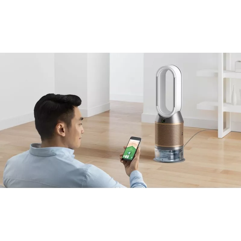 καθαριστής αέρα Dyson Purifier Humidify + Cool De-Nox 62.4 dB 45 W χρυσό λευκό